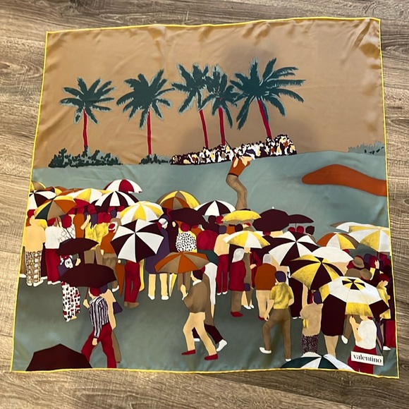 Valentino Silk Scarf - Picture 1 of 6